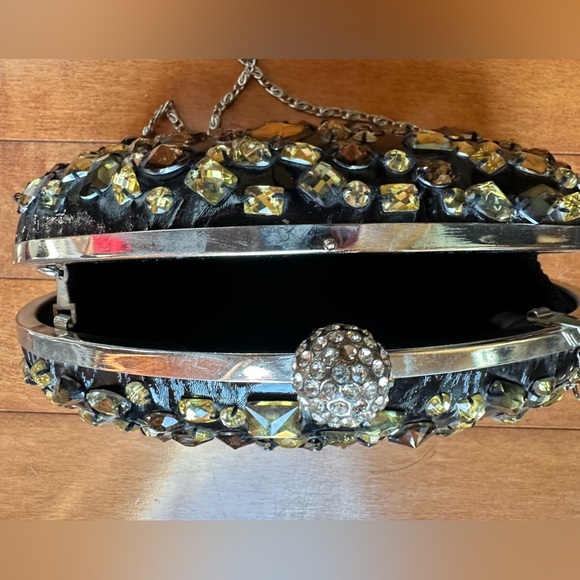 . Evening Clutch Bag With Crystals - Picture 4 of 5
